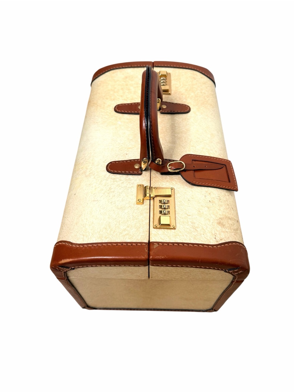 Lederer Vintage Leather Beauty Case .